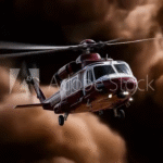 Helicopter Escapes Pyroclastic Surge