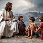 Jesus Teaching Children