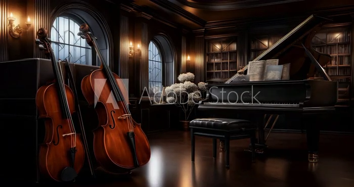 Music Room with Instruments