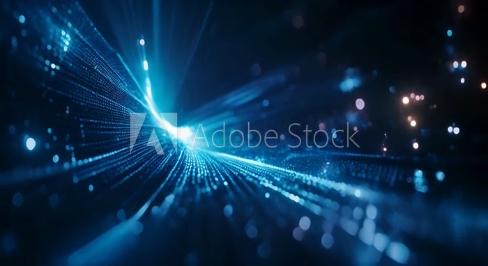 Blue abstract technology vector background